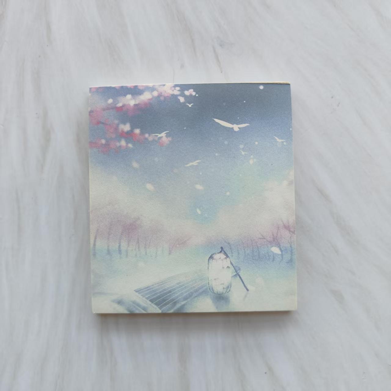 

50 Sheets Notepad Index Sticky Notes Kawaii Stationery Supplies Note Stationery & Office Accessories Notebooks Scratch Paper