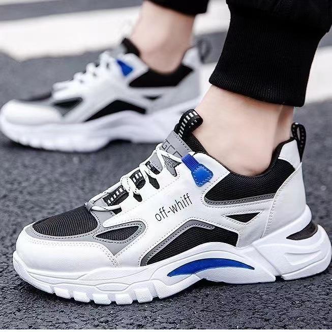 Nové trendy letní boty pro muže ležérní boty se silnou podrážkou trendy tátovy boty prodyšné běžecké síťované sportovní boty pro muže