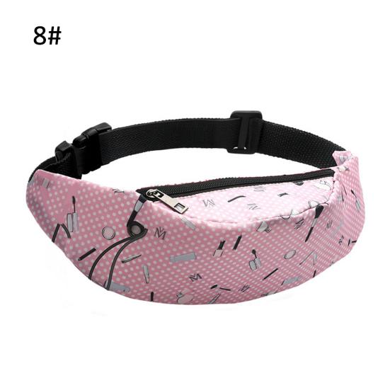 

Женщины Портативная печать Открытый Спорт Путешествия Талия Сумка Fanny Pack Сумка для хранения