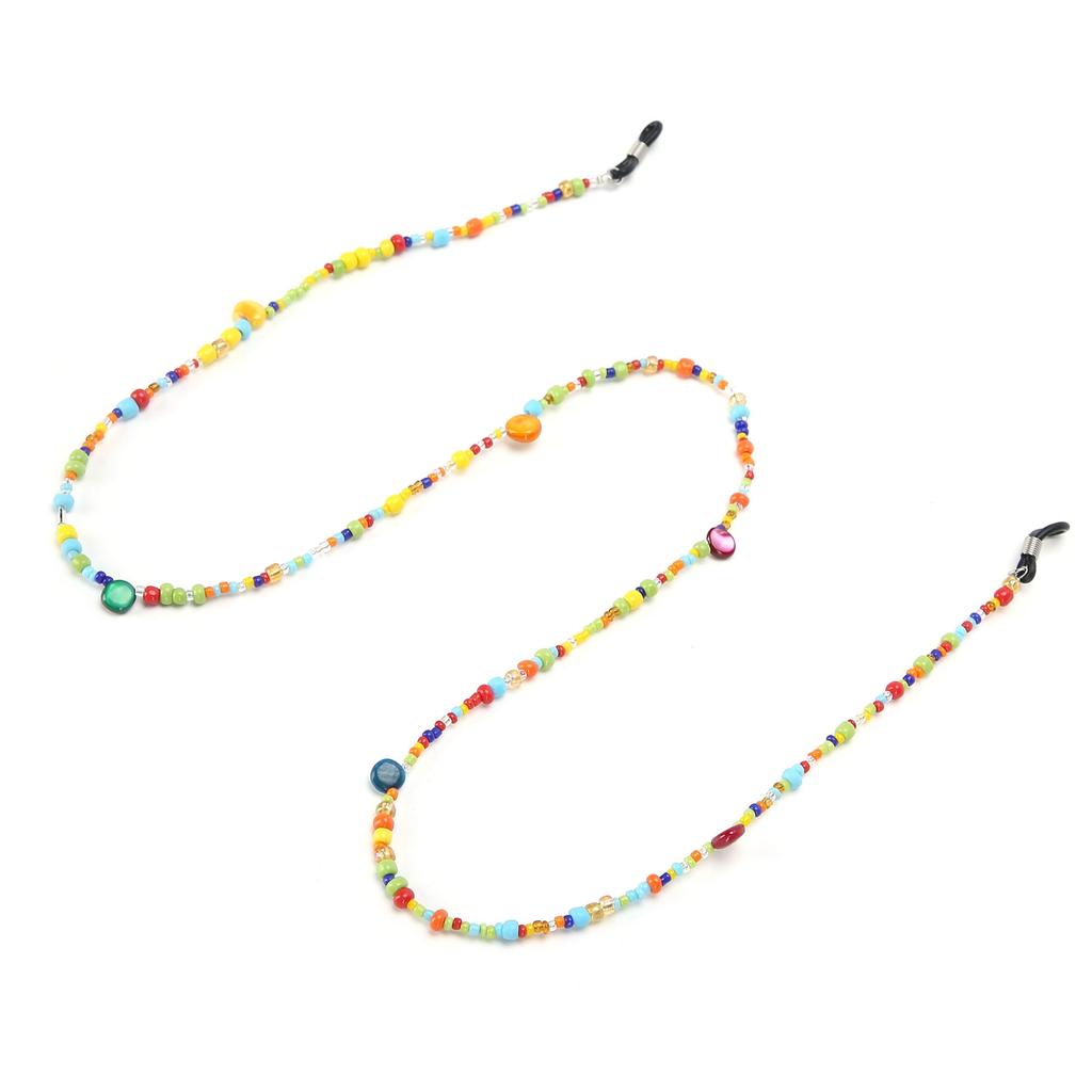 Gemischte Farbe Perlen Brillenkette Exquisites Brillenband Trageband Schmuckzubehör