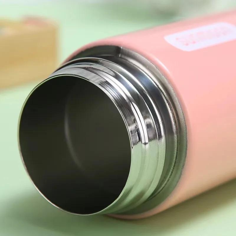 150ml Mini Stal Nierdzewna Wygodny Kubek Termosowy Ultra-kompaktowy Przenośny Szczelny Modny Kubek na Wodę Naczynia Termos Czajnik