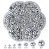 2000Pcs/Box Faux Pearl Nail Art Decoration Half Round Beads Nail Diy Jewelry Different Sizes Nail Charms Nail Art Supplies