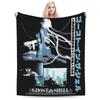 Ghost In The Shell The Major Blankets Flannel Textile Decor  Breathable Lightweight Throw Blanket for Bed Bedroom Bedspreads