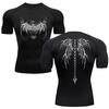 Comfortable Compression Shirt Men Fitness Gym Sport Running T-Shirt Tops Tee Fashion Quick Dry Fitness Sweatshirt Elastic Short Sleeve