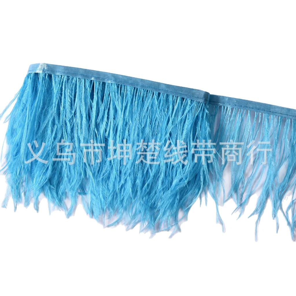 67 Color Clothing Accessories, 1 Meter Minimum Order On Ostrich Hair Cloth Edge, Decorative Feather Cloth Edge