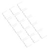 Pre Cut 0.8mm 0.8mm Pre-cut Flat Staples Pre-cut Flat For Plastic Stapler Hot Staple Repair Silver Standard Welder