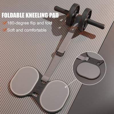 Abdominal Roller Wheel with Adjustable Resistance Automatic Rebound Men Women Core Workout Equipment 2 Wheels Abdominal Exerciser Trainer