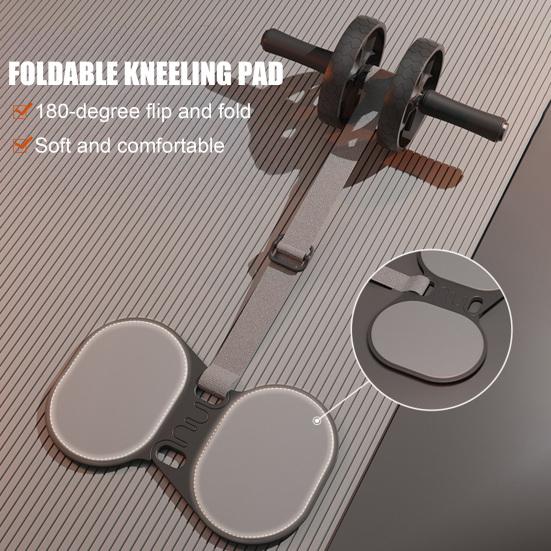 Abdominal Roller Wheel with Adjustable Resistance Automatic Rebound Men Women Core Workout Equipment 2 Wheels Abdominal Exerciser Trainer