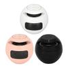 Bluetooth Alarm Clock Speaker Colorful Mini Portable Household Wireless FM Radio With Voice Announce