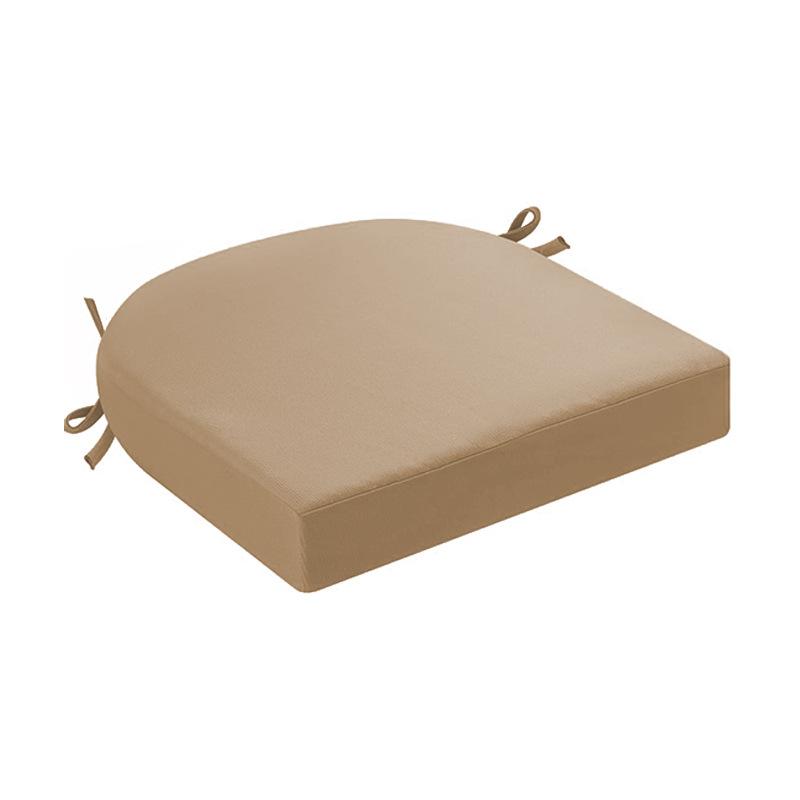 Household Sponge Seat Cushion Outdoor Waterproof U-shaped Rattan Chair Soft Bag Curved Chair Cushion Horseshoe Four Seasons