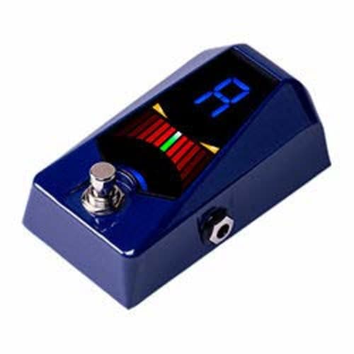KORG Pitchblack Advance BL Pedal Tuner for Guitar/Bass, Sparkle Blue (PB-AD BL)