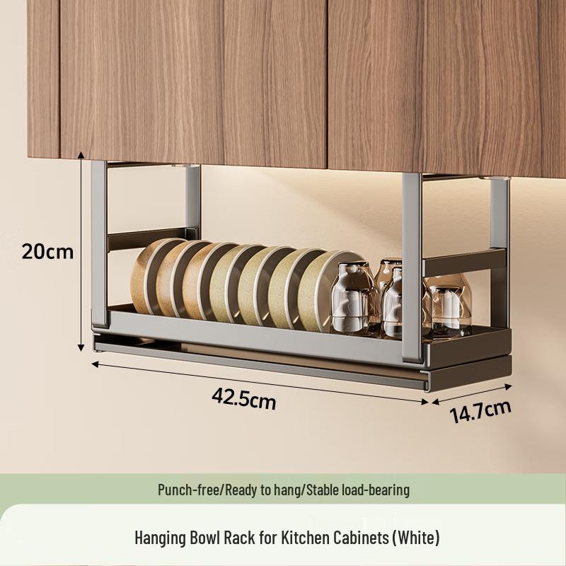 

Modern Carbon Steel Hanging Kitchen Storage Rack