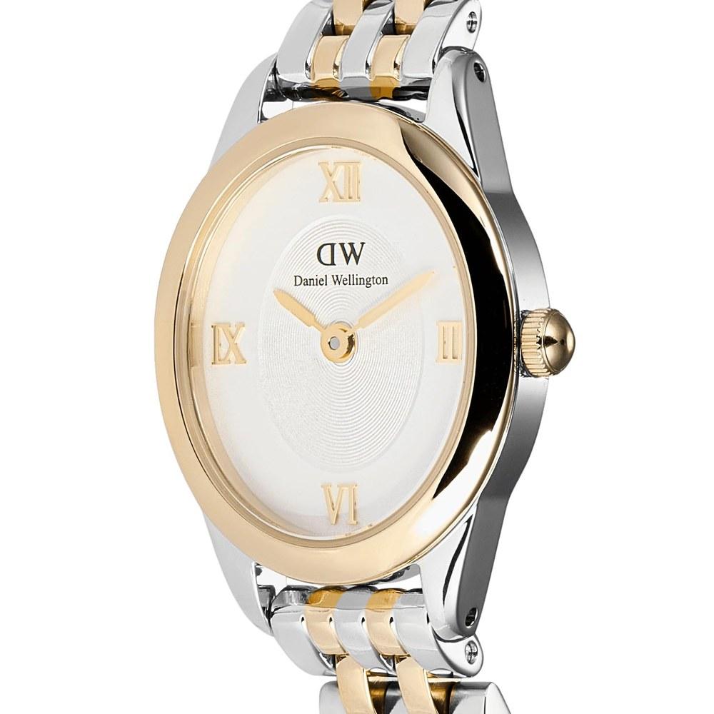 Daniel Wellington Ophelia Mini Ladies' Watch 25.5x22 Beans Link Two-Tone White G S Elegant Fashion Gift for Women 20s 30s Popular Brand