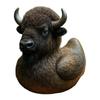 Owl Figurine Resin Wildlife Ornament Wildlife Duck Figurine Resin Sculpture Eagle Buffalo Duck Ornament Nature Lover’s