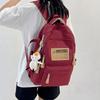 Schoolbag new schoolbag junior high school girl large capacity trend versatile backpack leisure travel backpack college bag