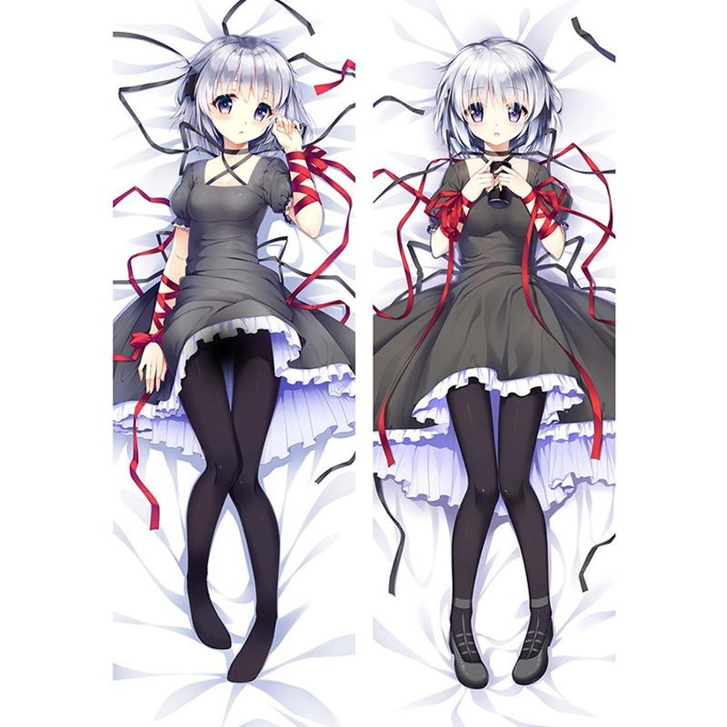 

60x180 см наволочка Moegirl, милая переписывающая Senri Akane Kagari Dakimakura, обнимающая подушка для тела, косплей, индивидуальная наволочка для постельного белья 34x100cm Peachskin белый