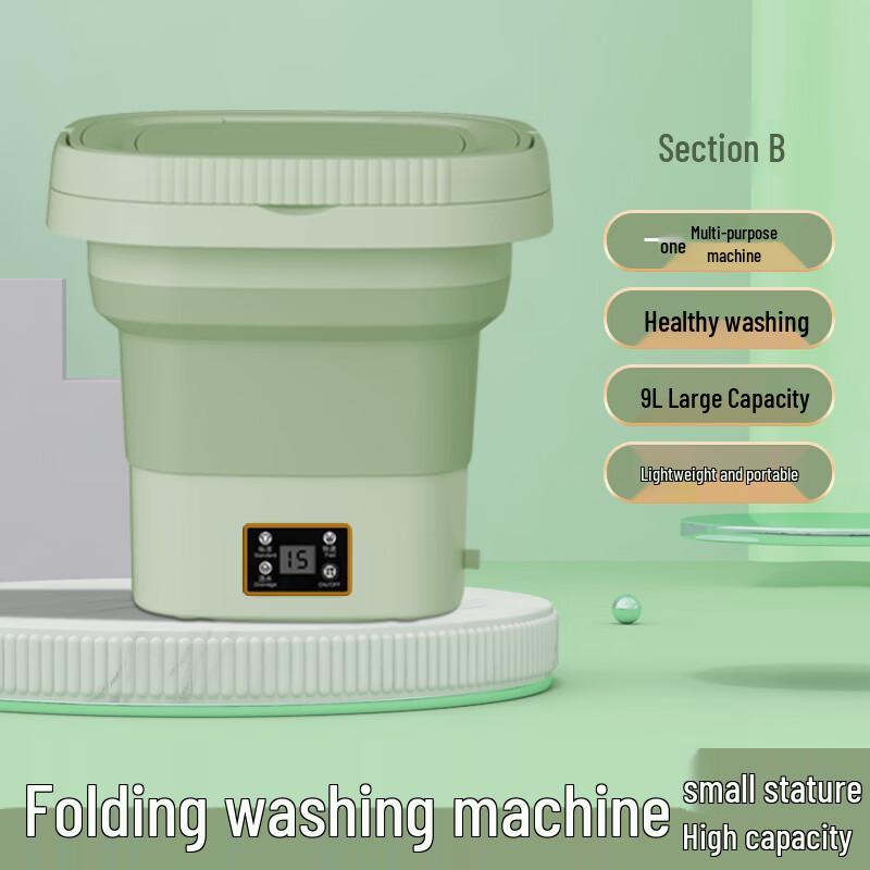 ZISIZ Portable Folding Washing Machine