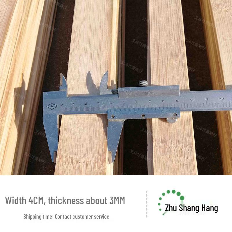 Handmade Bamboo Strips: 3cm & 4cm Wide DIY Decorative & Model Materials