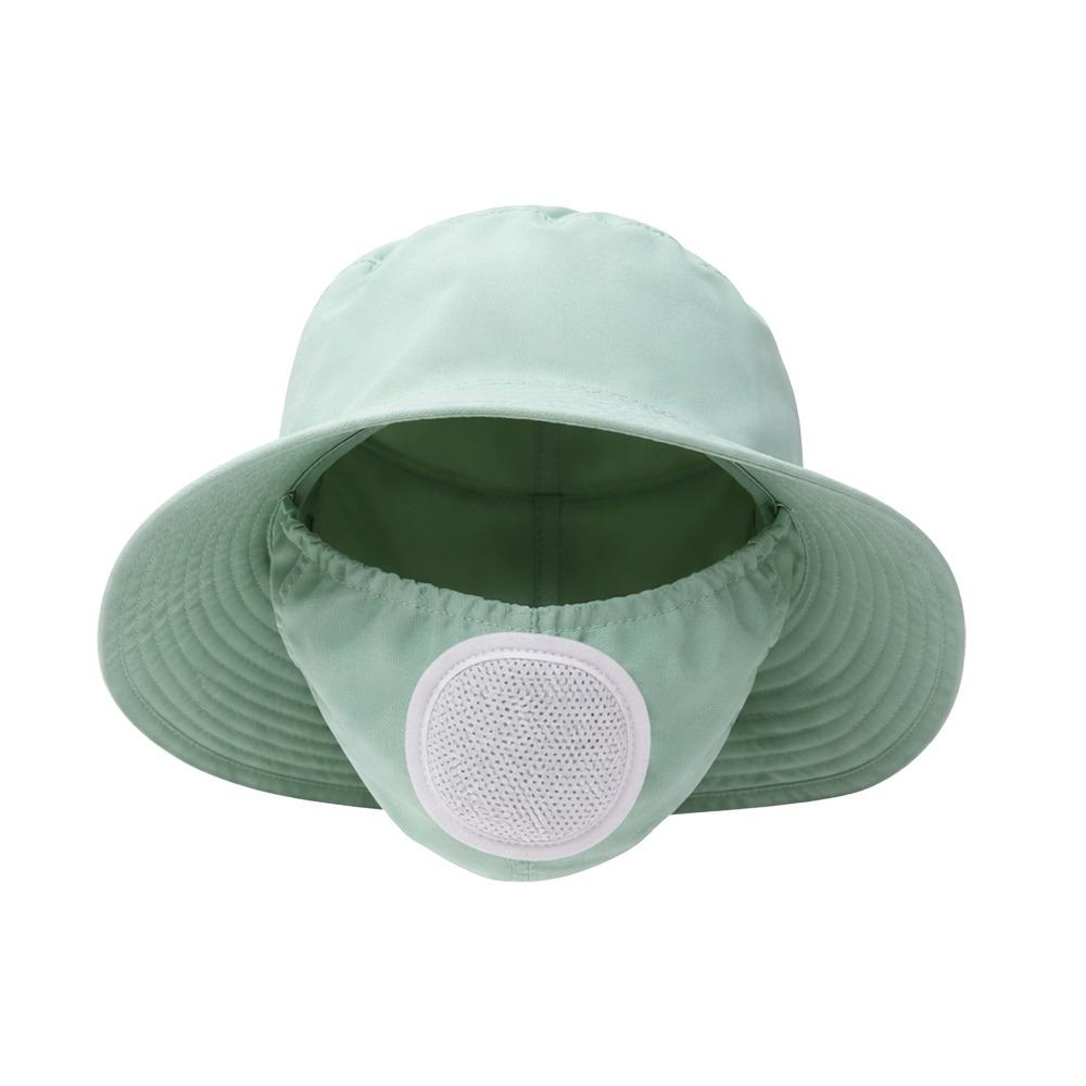 New With Mask Agricultural Work Hat Wide Brim Protect Neck Anti-uv Fisherman Hat Dust Mask Hat Tea Picking Cap Unisex