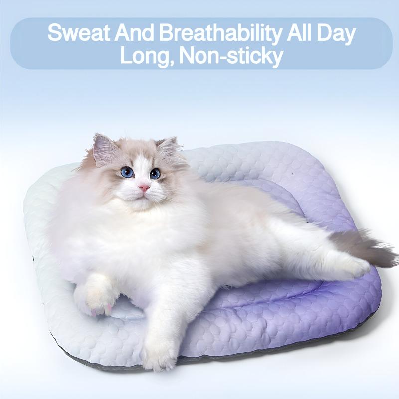Summer Pet Cooling Pad Breathable Ice Bean Mat Comfortable Sleeping Bed for Cats Dogs Indoor Home Pet Supplies