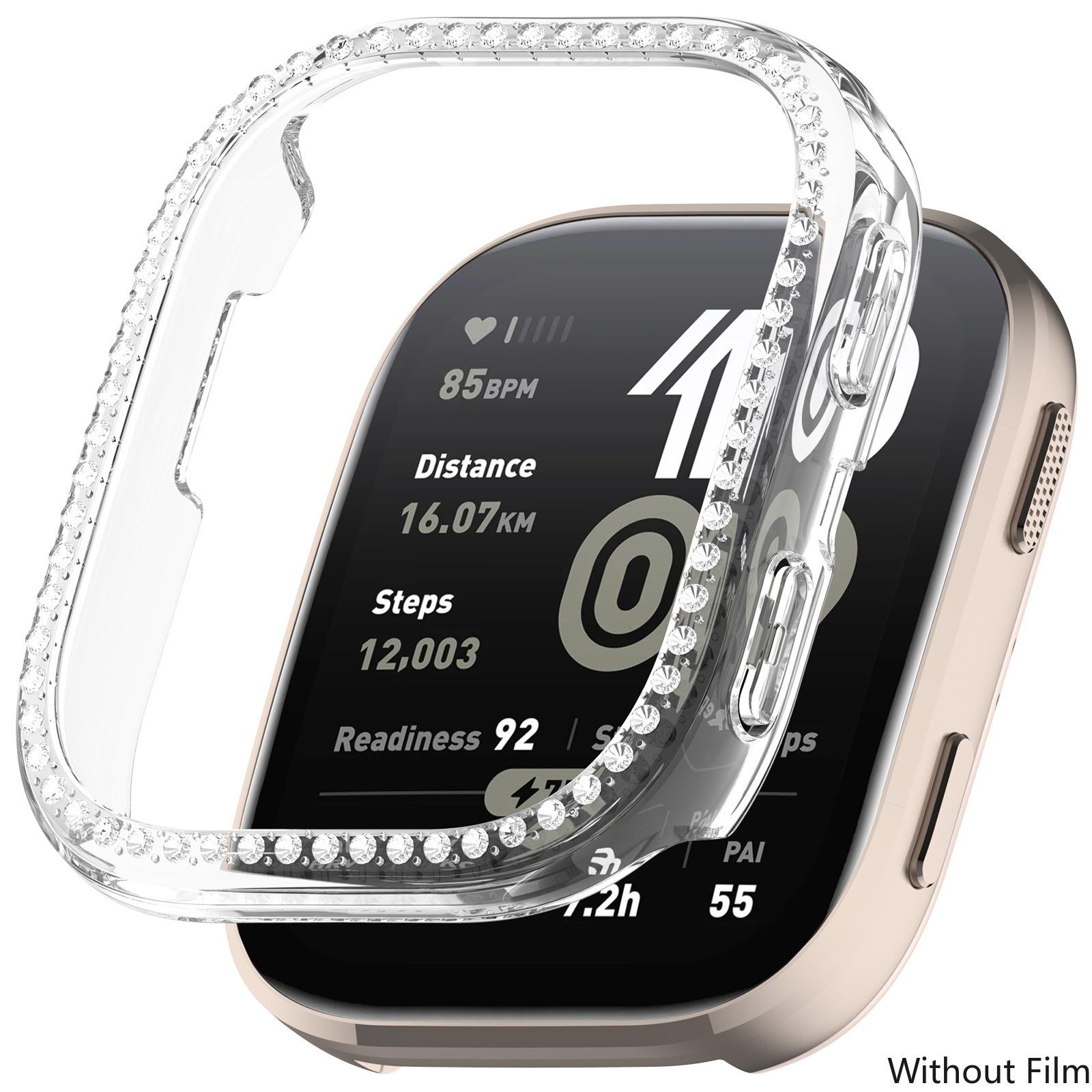 

Блестящий полый корпус с рамкой для умных часов Amazfit Bip6 Алмазный кристаллический бампер-защита для Amazfit Bip 6 Аксессуар For Amazfit Bip 6
