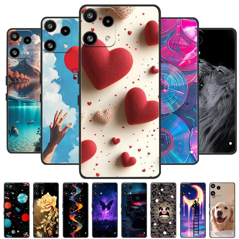 For Nothing Phone 3a Lite Case Cute Cartoon Painted Soft Silicone Back Cover For Nothing Phone3a Lite 3aLite TPU Bumper Coque