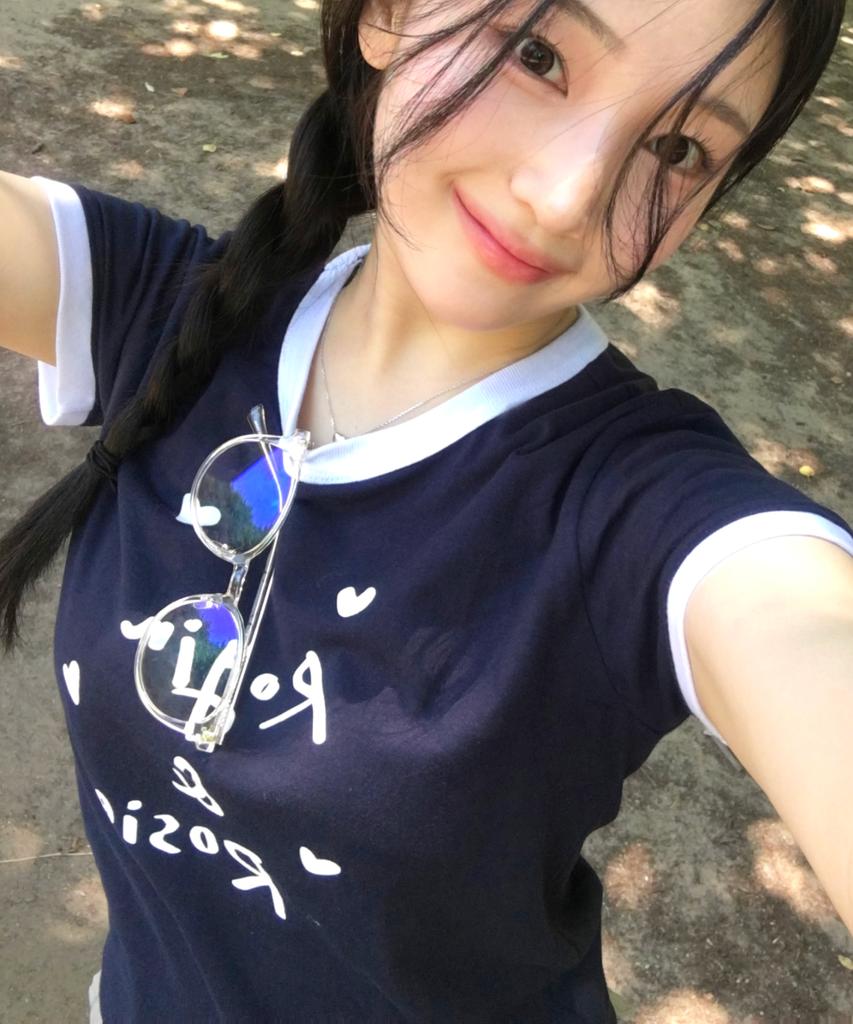 Loginaenloji Rogin N Rosie Lettering Ringer T-Shirt Navy