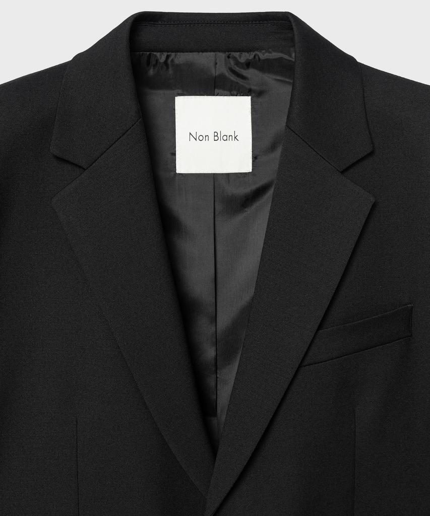 Nonblank Merino Wool Semi-Oversized Jacket_Black