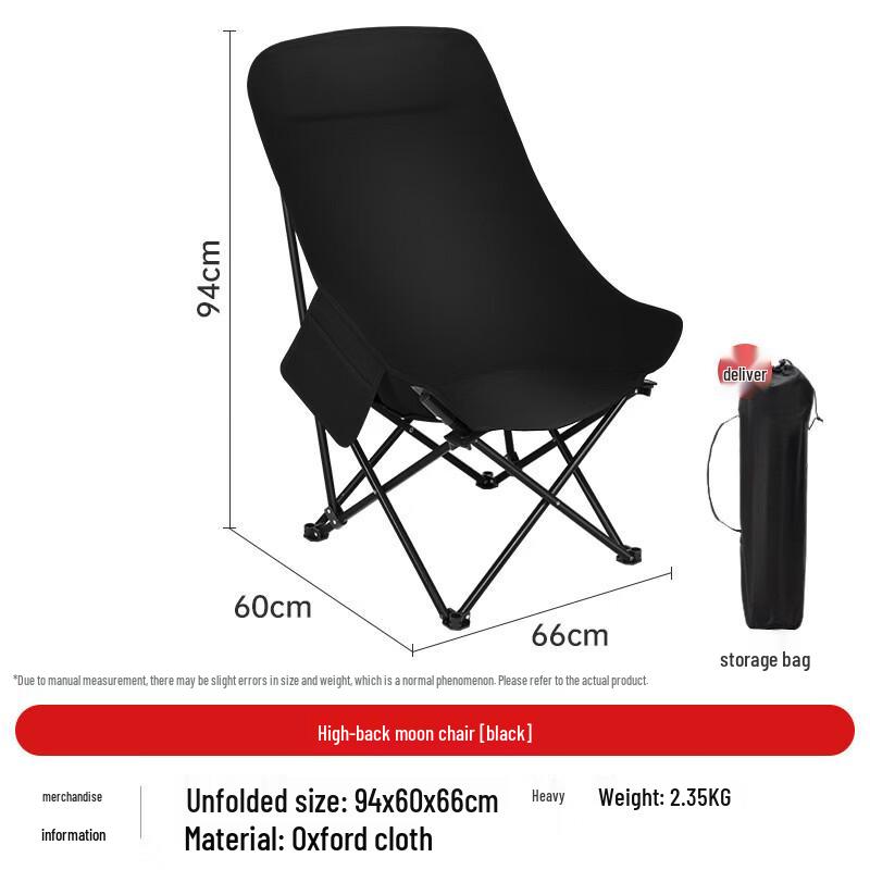 ZISIZ Portable Outdoor Folding Camping Chair