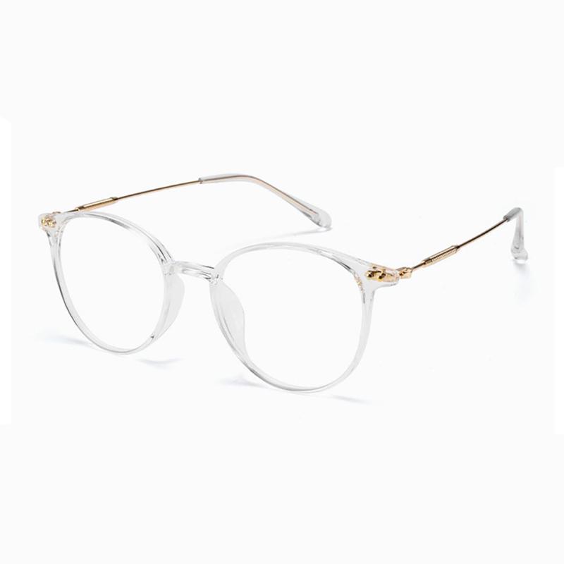Myopia glasses women's ultra-light protective glasses anti-blue light flat-light glasses round frame glasses frame 9531