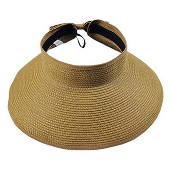 Sun Hat Foldable Wide Brim Breathable Elegant Girls Summer Bucket Sun Hat for Outdoors