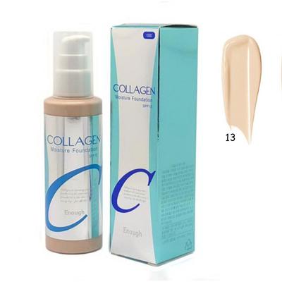 Fond de ten hidratant cu colagen #13 Bej deschis, 100ml