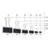10 STÜCKE Metall Büroklammer 19 25 32 41 51mm Foldback Metall Binder Clips Schwarz Griffklemmen Papier Dokument Büro Schule Schreibwaren
