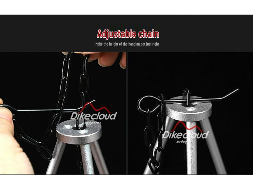 Outdoor Klappstativ Lagerfeuergrill & HängeTopfhalter