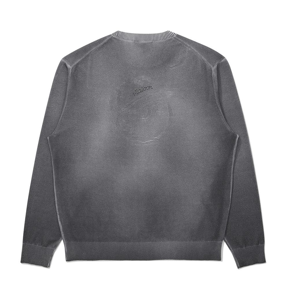 MALBON GOLF Dyed Dtp Round Knit Black (Man)