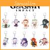 Unique Genshin Impact Figure Anime Cartoon Kawaii Keychain Pendant Acrylic Gift