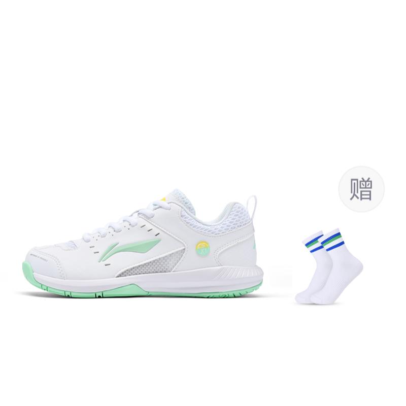 Li Ning Rocket Shoe 2.0 Slip Resistant, Breathable, Lightweight Low top Badminton Shoes Unisex Light Turquoise AYTU049-4