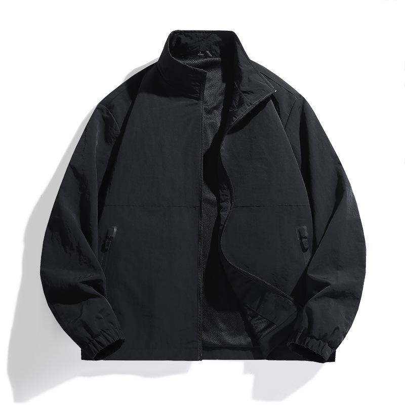 2502 Men's Cross-Border Jacket: Spring/Autumn Plus Cotton, Large Size, Casual Outdoor Sports Style