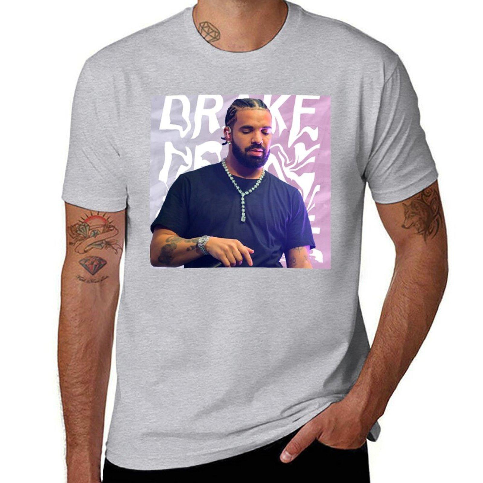 Ode to Drakke Artistic Homage Tshirt cute tops oversized plain sweat shirts men S