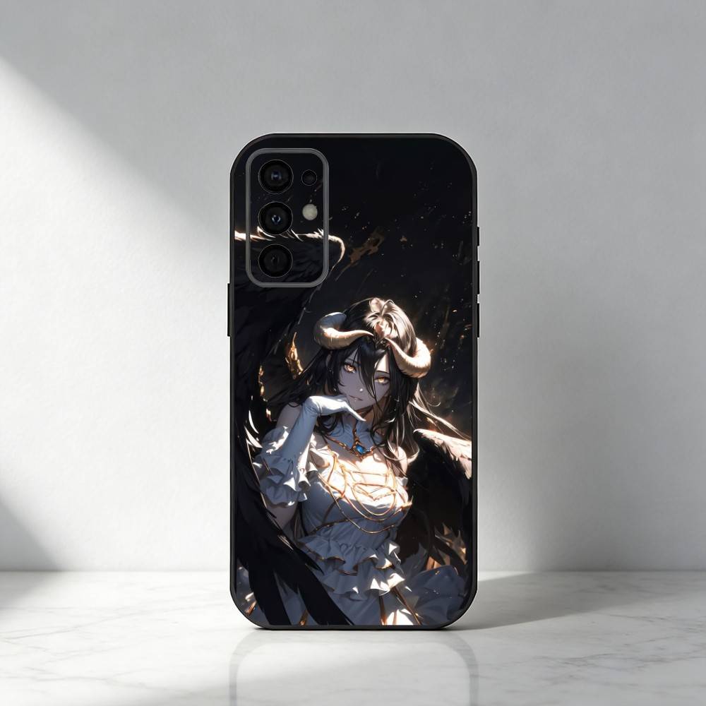 Anime O-Overlord  Phone Case For Samsung S25,S24,S21,S22,S23,S30,Ultra,S20,Plus,Fe,Note,5G Black Cover