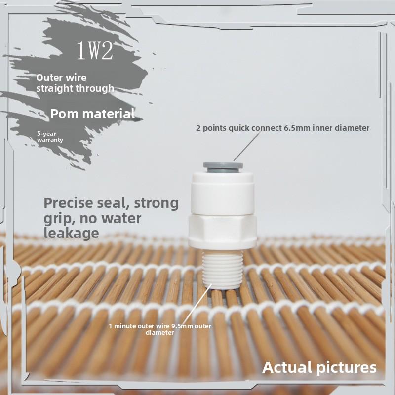 Gerader Ro Schnellanschluss 1/4" Schlauch 3/8" Außengewinde Innengewinde Kupplungsverbinder Wasserfilter Umkehrosmose Teile