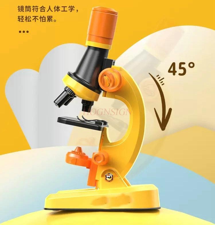 Microscope Children'S Science Experiment Household Set For Primary And Secondary School Students Professional Optical Hd Biology