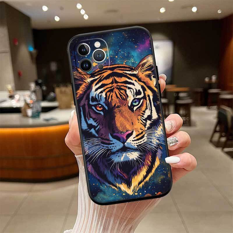 Animal Tiger Phone Case for Redmi Note 12 12S 12C 13 13C 13R 14 14S 14R 14C 11A 13X A3 A3X A4 A5 Pro Max Plus