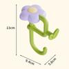 Desktop Storage Hook Flower-Shaped Adjustable Hook Desk Edge Hook Removable For Office Headphones Backpacks