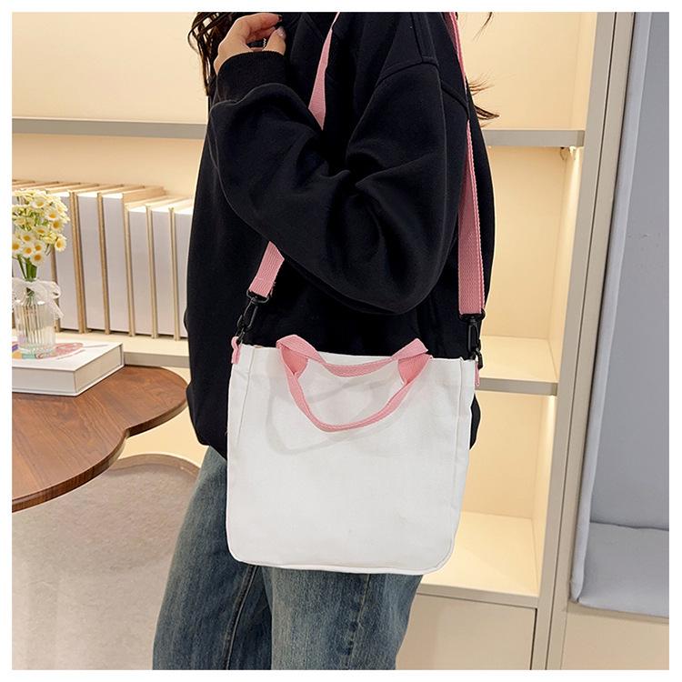 Korean Boy Group Canvas Shoulder Bag - Best Seller Student Handbag