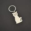 Customized Metal Keychain, Personalized , House Button, Car Keychain