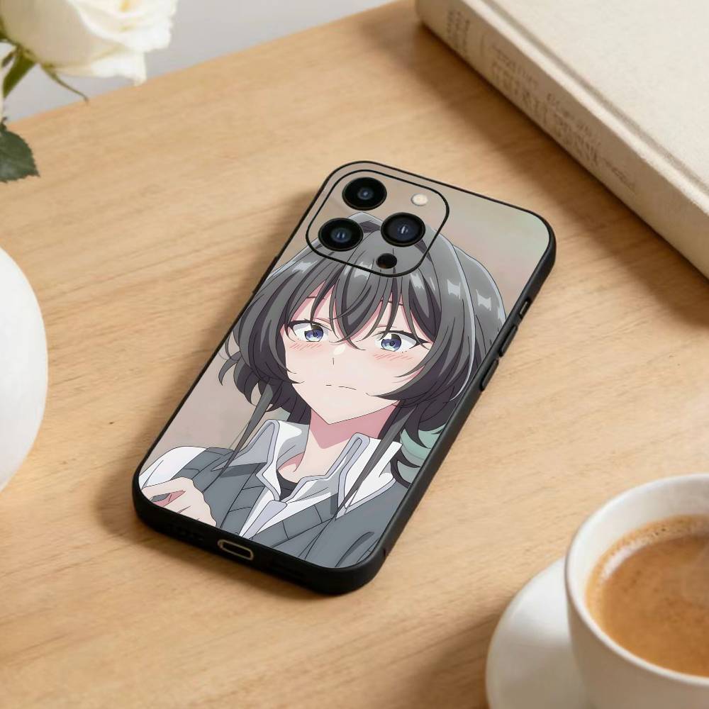 Kino Himari and Asanagi Yori Phone Case For iPhone 16,15,14,13,12,17,Pro Max,Plus Silicone Black Case