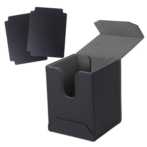 

Bellevue Deck Case, Trading Card Case, Card Separator, Magnetic, Pokmon Card Sleeve Compatible (Gray)