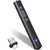 Clicker for Powerpoint Presentations, TIBURN 100 Feet Presentation Clicker USB/USB-C 2 In 1 Slides Clicker for Mac/Win/Computer/Laptop Presentation