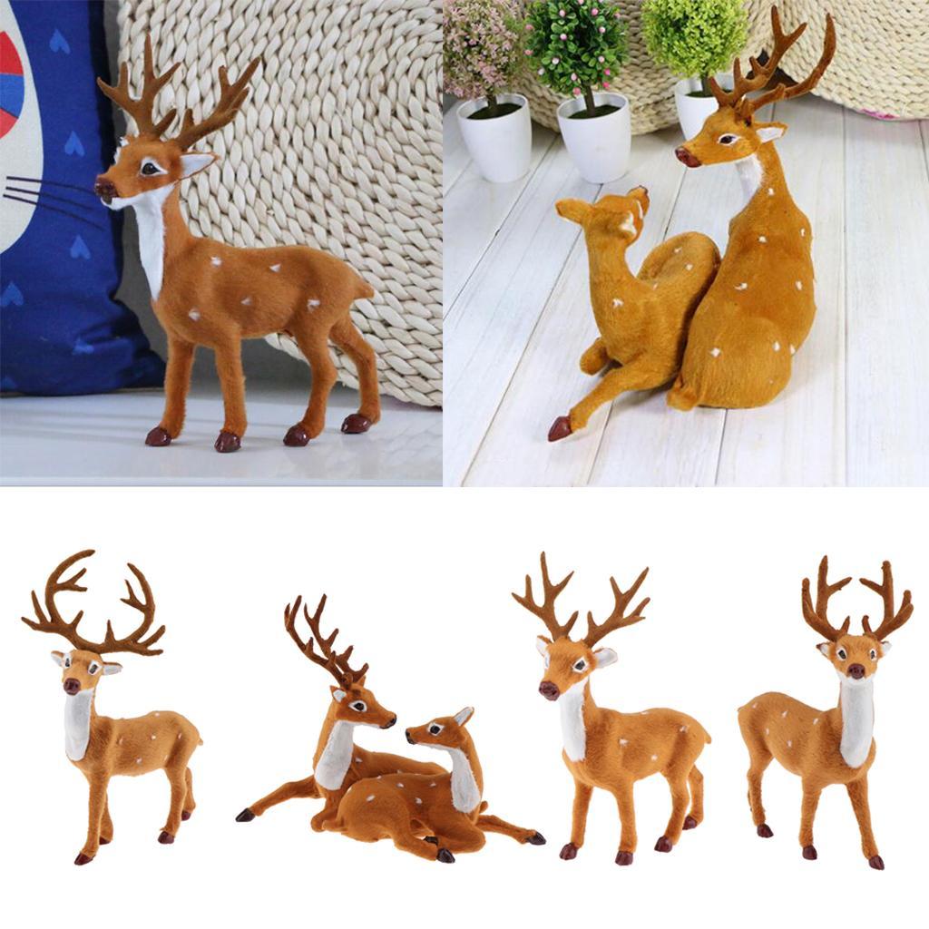 Christmas Elk Deer Reindeer doll Decor Gift